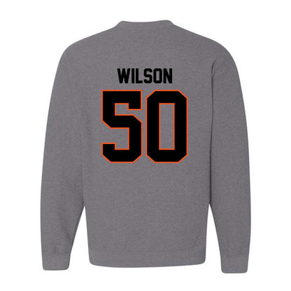 Oklahoma State - NCAA Football : Gunnar Wilson - Classic Shersey Crewneck Sweatshirt