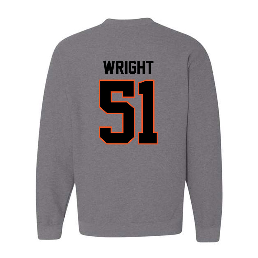 Oklahoma State - NCAA Men's Basketball : John-Michael Wright - Classic Shersey Crewneck Sweatshirt