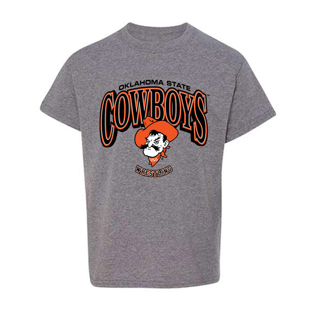 Oklahoma State - NCAA Wrestling : JJ Mccomas - Classic Shersey Youth T-Shirt-0