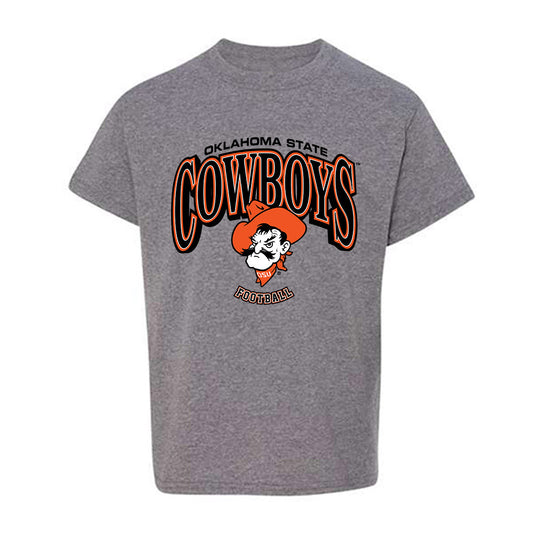 Oklahoma State - NCAA Football : Trip White - Classic Shersey Youth T-Shirt-0