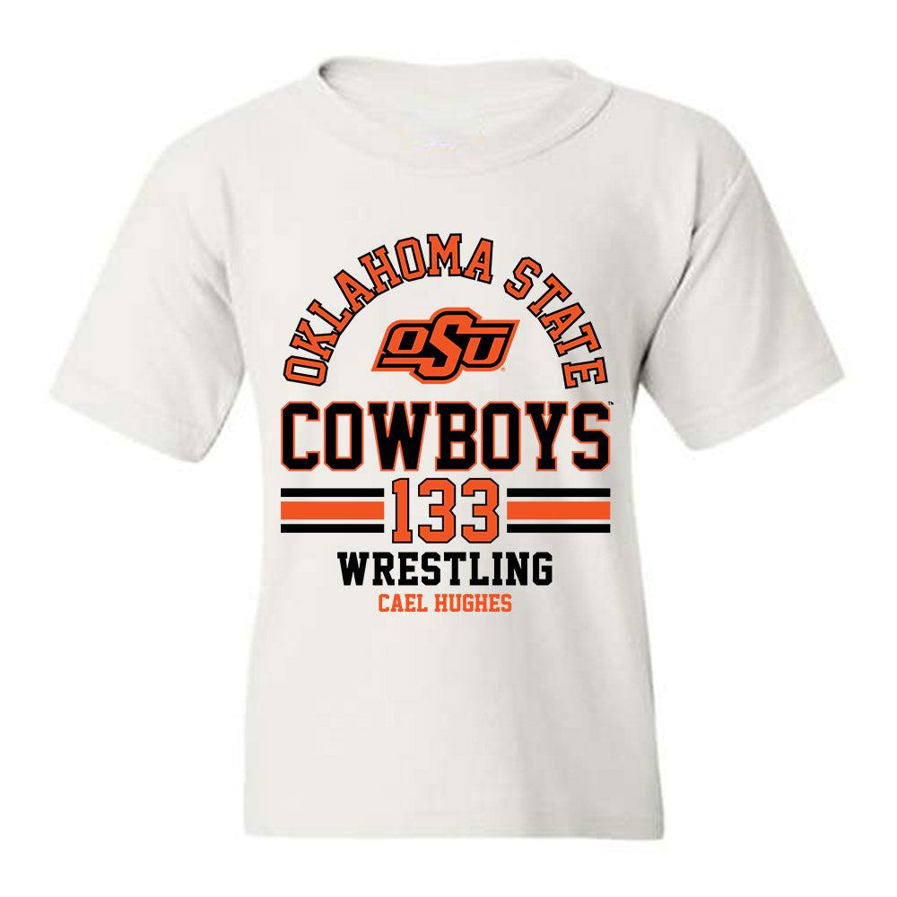 Oklahoma State - NCAA Wrestling : Cael Hughes - Classic Fashion Shersey Youth T-Shirt