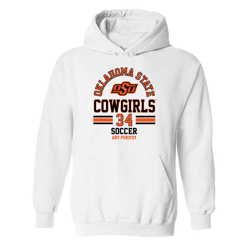 Oklahoma State - NCAA Women's Soccer : Ary Purifoy - Classic Fashion Shersey Hooded Sweatshirt