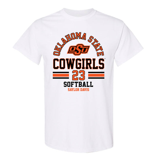 Oklahoma State - NCAA Softball : Saylor Davis - Classic Fashion Shersey T-Shirt