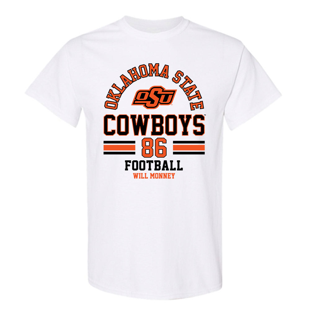 Oklahoma State - NCAA Football : Will Monney - Classic Fashion Shersey T-Shirt-0