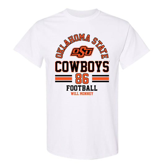 Oklahoma State - NCAA Football : Will Monney - Classic Fashion Shersey T-Shirt-0