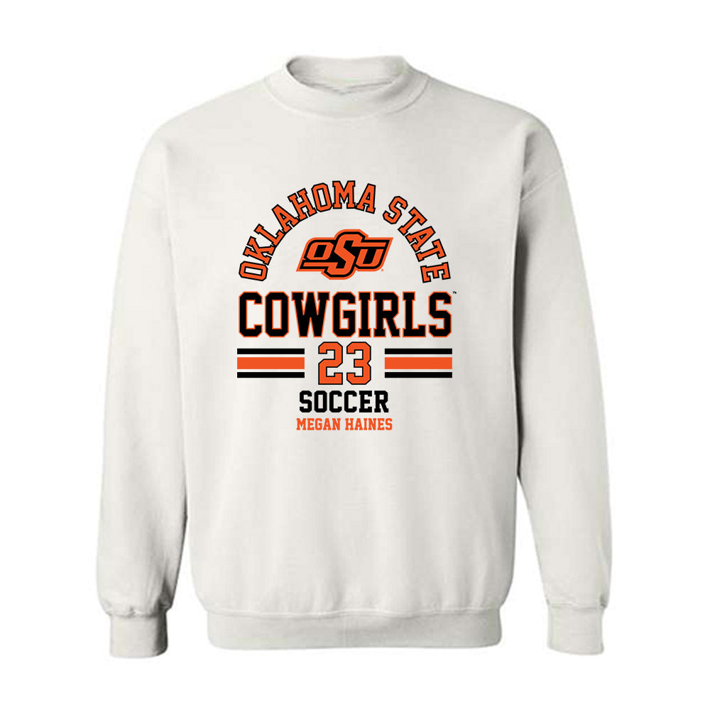 Oklahoma State - NCAA Women's Soccer : Megan Haines - Classic Fashion Shersey Crewneck Sweatshirt