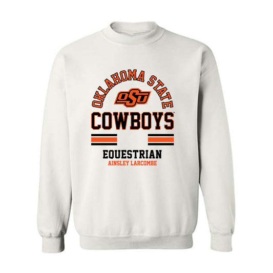 Oklahoma State - NCAA Equestrian : Ainsley Larcombe - Classic Fashion Shersey Crewneck Sweatshirt-0