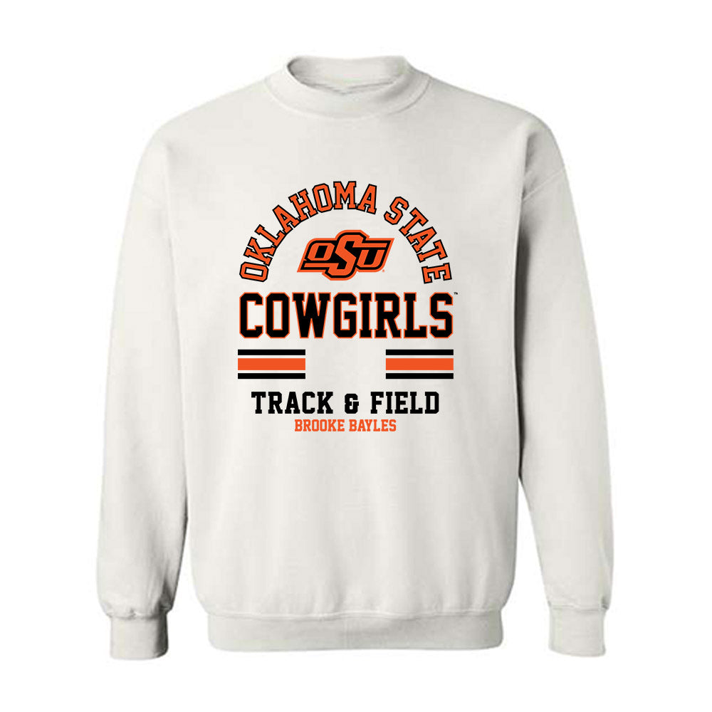 Oklahoma State - NCAA Women's Track & Field : Brooke Bayles - Classic Fashion Shersey Crewneck Sweatshirt-0