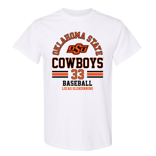 Oklahoma State - NCAA Baseball : Lucas Glendinning - Classic Fashion Shersey T-Shirt-0