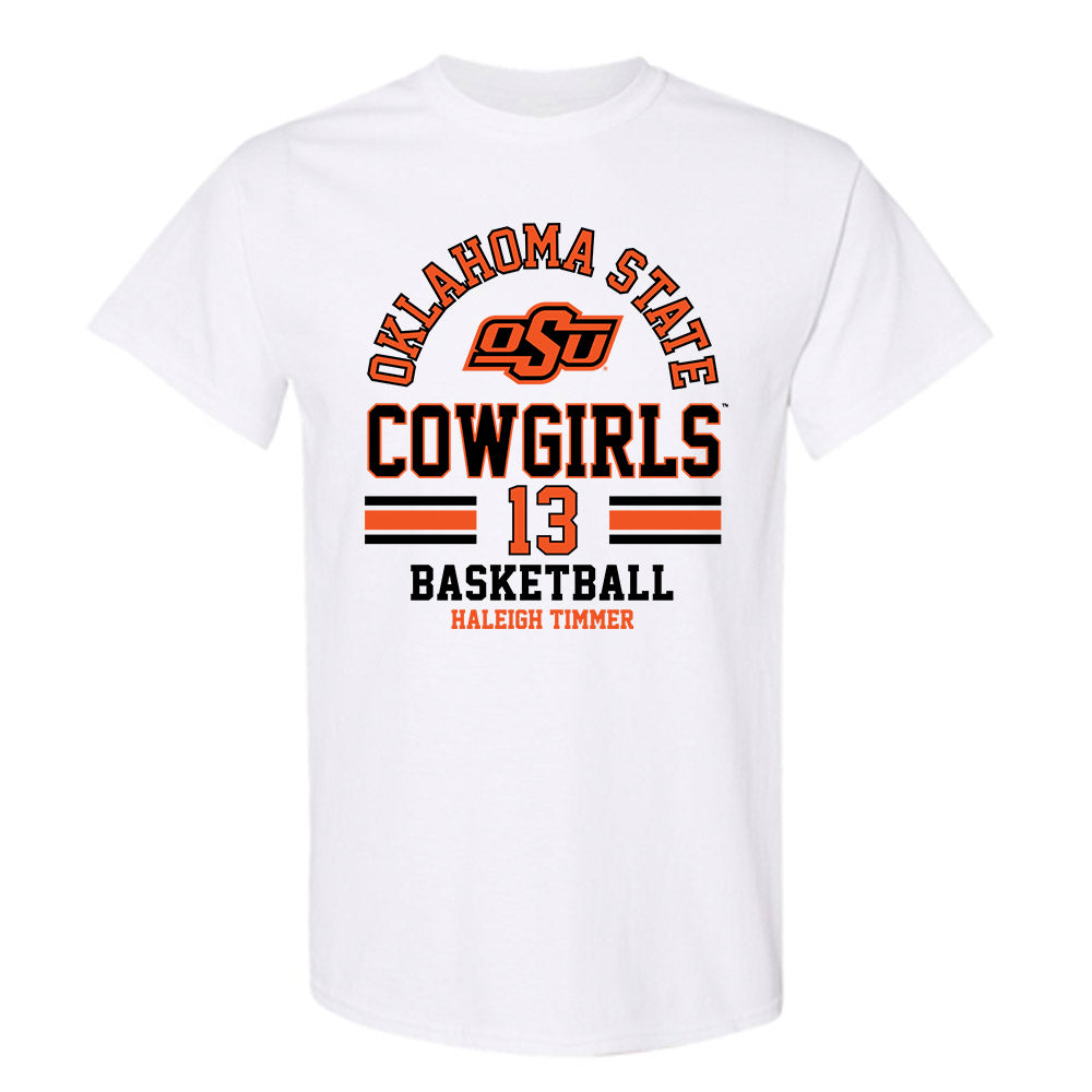 Oklahoma State - NCAA Women's Basketball : Haleigh Timmer - Classic Fashion Shersey T-Shirt-0