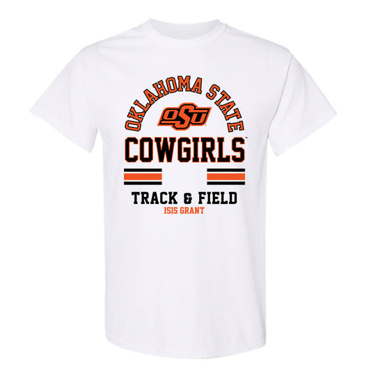 Oklahoma State - NCAA Women's Track & Field : Isis Grant - Classic Fashion Shersey T-Shirt