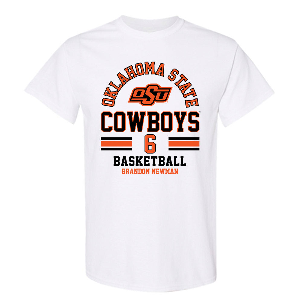 Oklahoma State - NCAA Men's Basketball : Brandon Newman - Classic Fashion Shersey T-Shirt