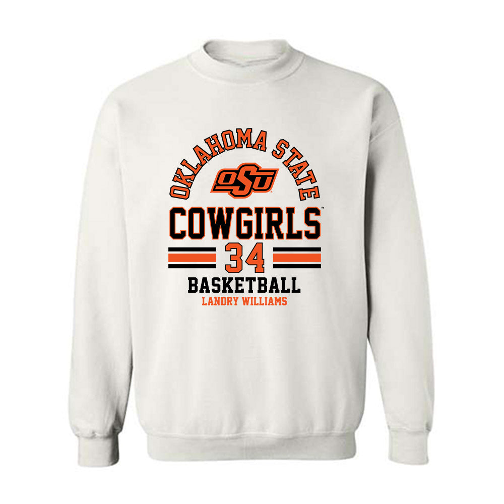 Oklahoma State - NCAA Women's Basketball : Landry Williams - Classic Fashion Shersey Crewneck Sweatshirt