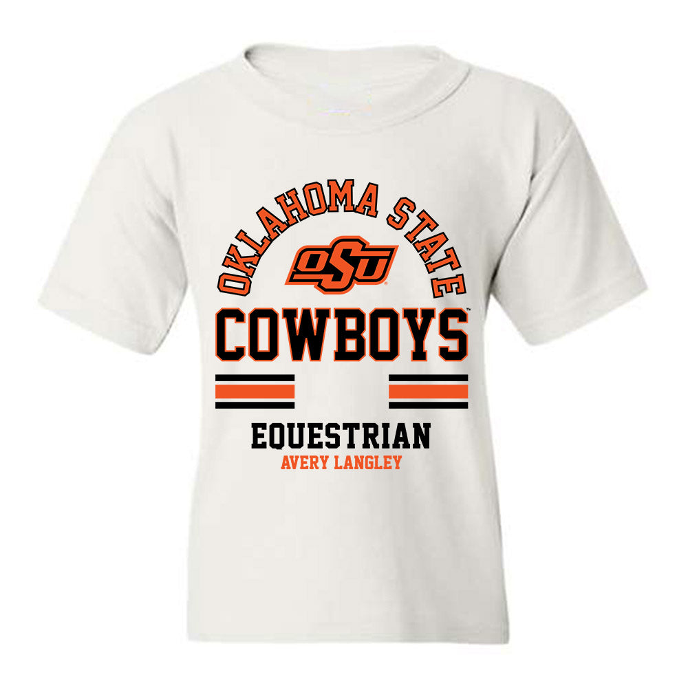 Oklahoma State - NCAA Equestrian : Avery Langley - Classic Fashion Shersey Youth T-Shirt