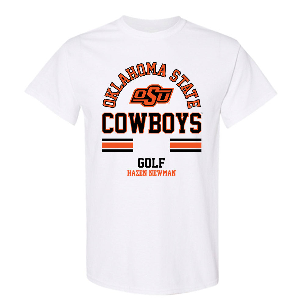 Oklahoma State - NCAA Men's Golf : Hazen Newman - Classic Fashion Shersey T-Shirt