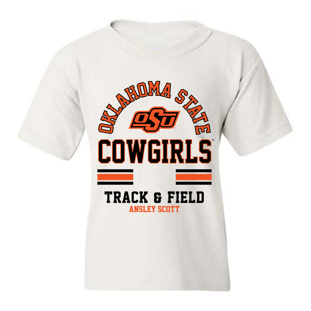 Oklahoma State - NCAA Women's Track & Field : Ansley Scott - Classic Fashion Shersey Youth T-Shirt