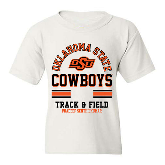 Oklahoma State - NCAA Men's Track & Field : Pradeep SenthilKumar - Classic Fashion Shersey Youth T-Shirt-0