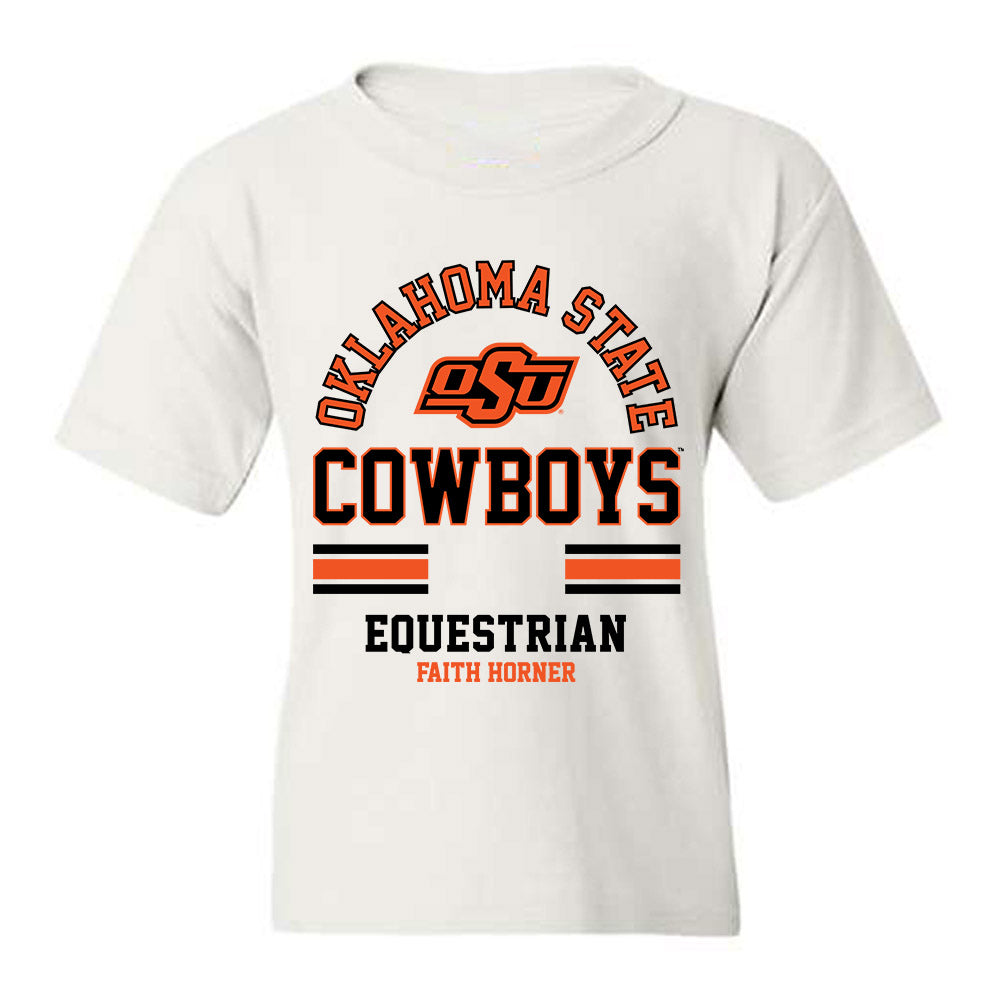 Oklahoma State - NCAA Equestrian : Faith Horner - Classic Fashion Shersey Youth T-Shirt-0