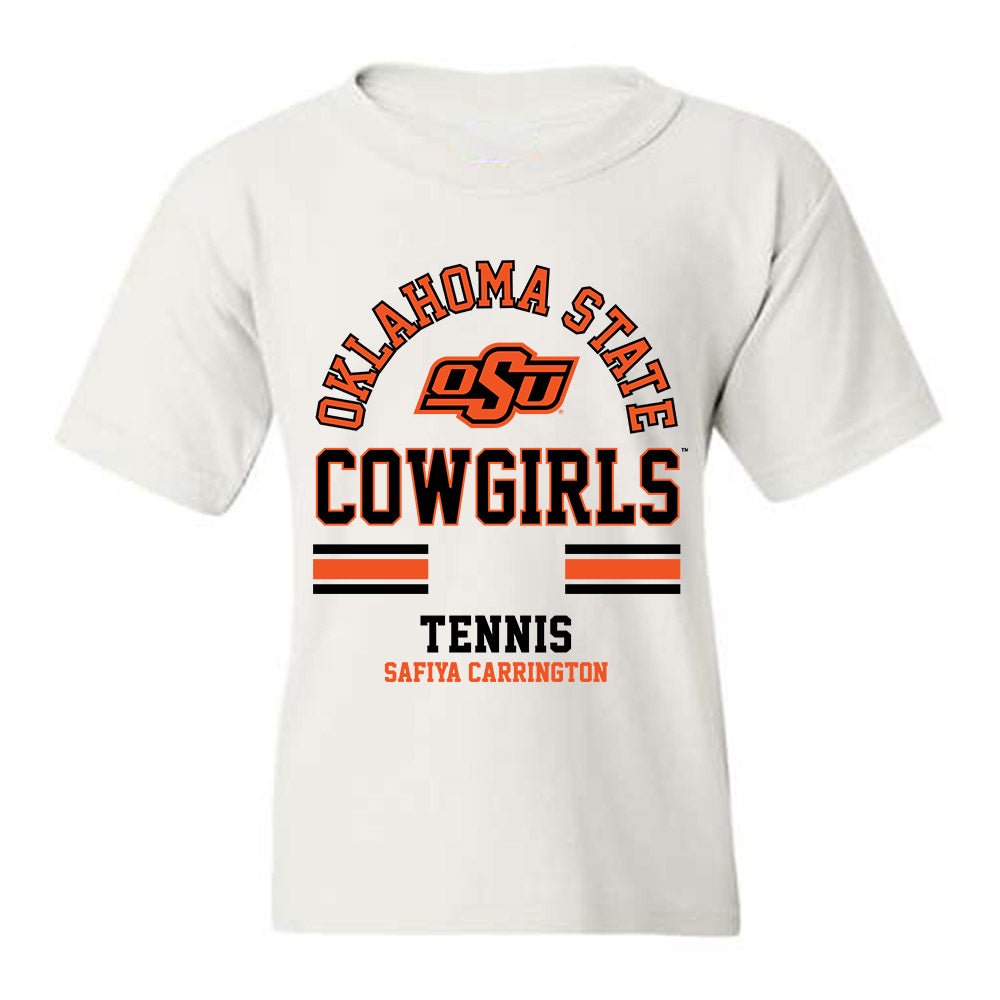 Oklahoma State - NCAA Women's Tennis : Safiya Carrington - Classic Fashion Shersey Youth T-Shirt