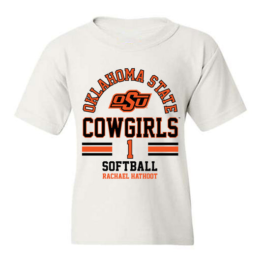 Oklahoma State - NCAA Softball : Rachael Hathoot - Classic Fashion Shersey Youth T-Shirt-0