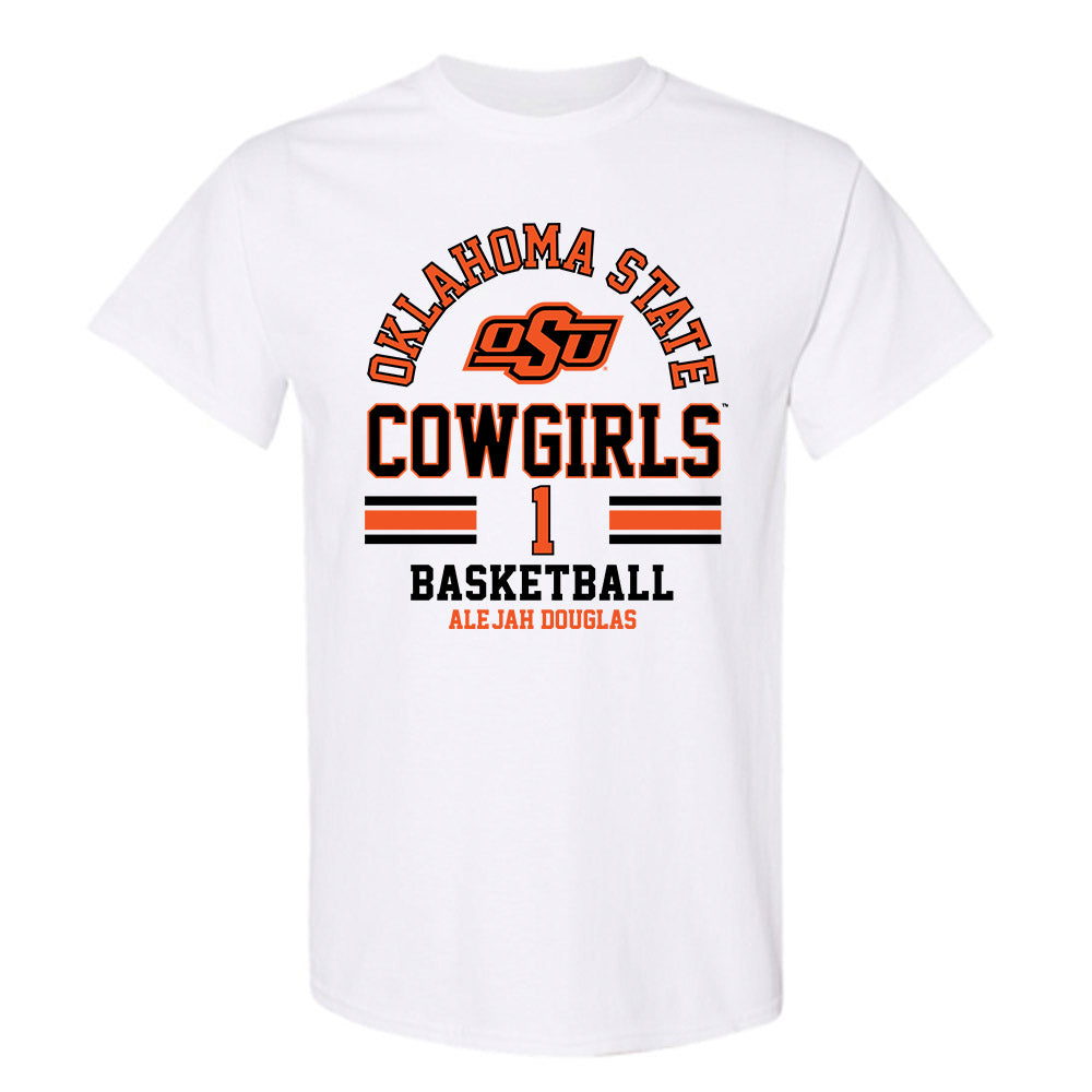 Oklahoma State - NCAA Women's Basketball : Ale'jah Douglas - Classic Fashion Shersey T-Shirt