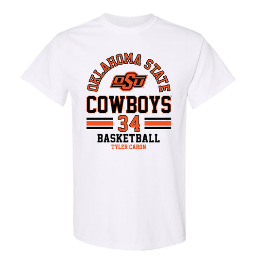 Oklahoma State - NCAA Men's Basketball : Tyler Caron - Classic Fashion Shersey T-Shirt