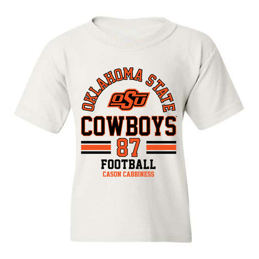 Oklahoma State - NCAA Football : Cason Cabbiness - Classic Fashion Shersey Youth T-Shirt