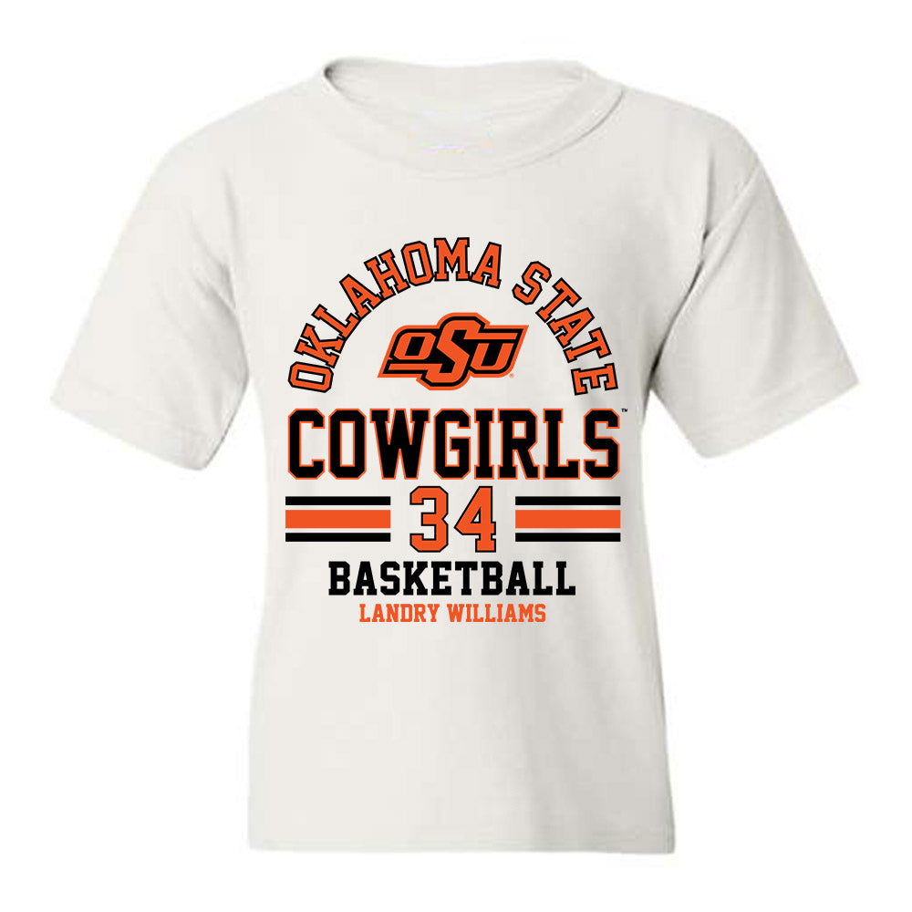 Oklahoma State - NCAA Women's Basketball : Landry Williams - Classic Fashion Shersey Youth T-Shirt