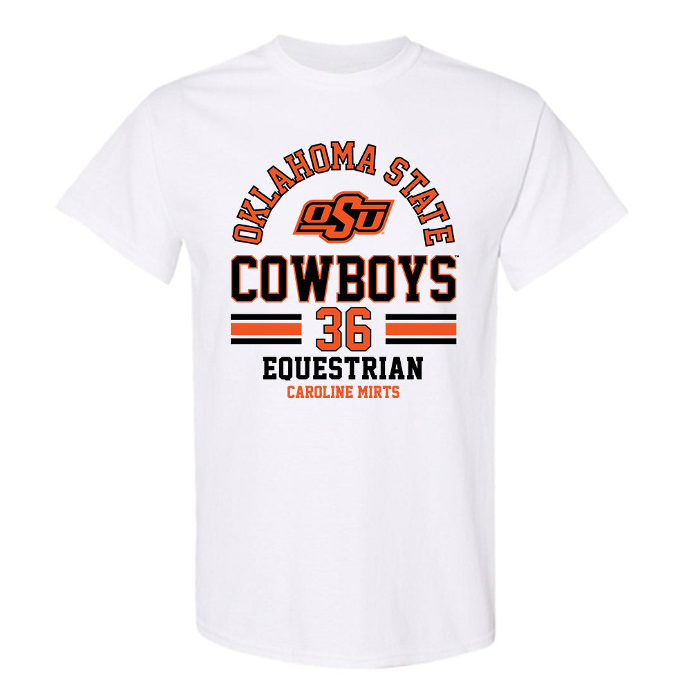 Oklahoma State - NCAA Equestrian : Caroline Mirts - Classic Fashion Shersey T-Shirt-0