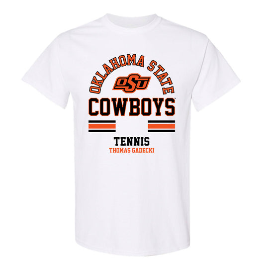 Oklahoma State - NCAA Men's Tennis : Thomas Gadecki - Classic Fashion Shersey T-Shirt-0