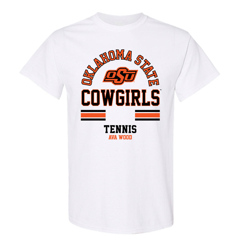 Oklahoma State - NCAA Women's Tennis : Ava Wood - Classic Fashion Shersey T-Shirt