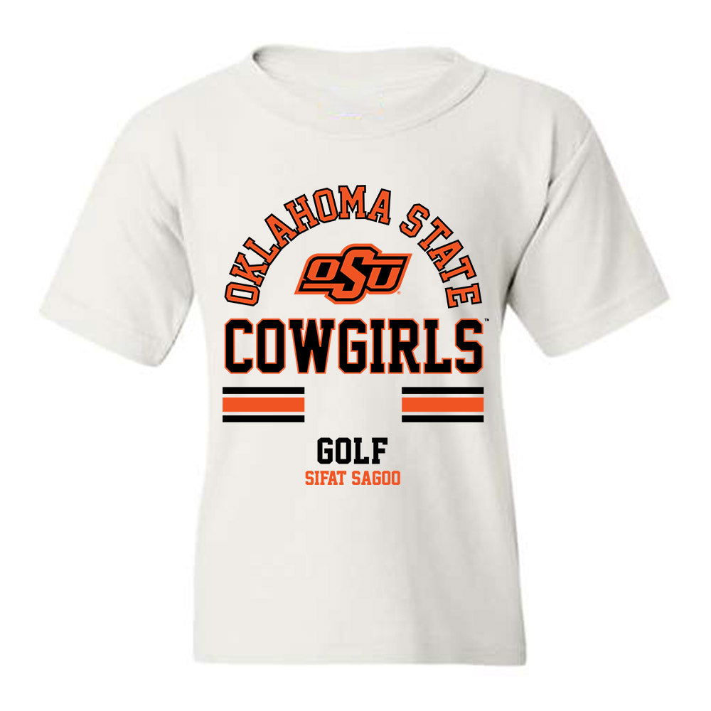 Oklahoma State - NCAA Women's Golf : Sifat Sagoo - Classic Fashion Shersey Youth T-Shirt