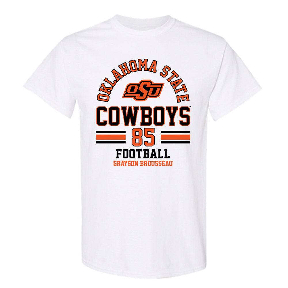 Oklahoma State - NCAA Football : Grayson Brousseau - Classic Fashion Shersey T-Shirt-0