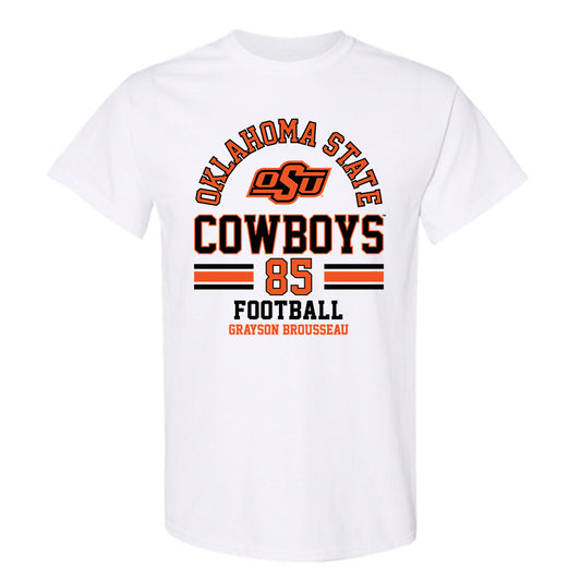 Oklahoma State - NCAA Football : Grayson Brousseau - Classic Fashion Shersey T-Shirt-0