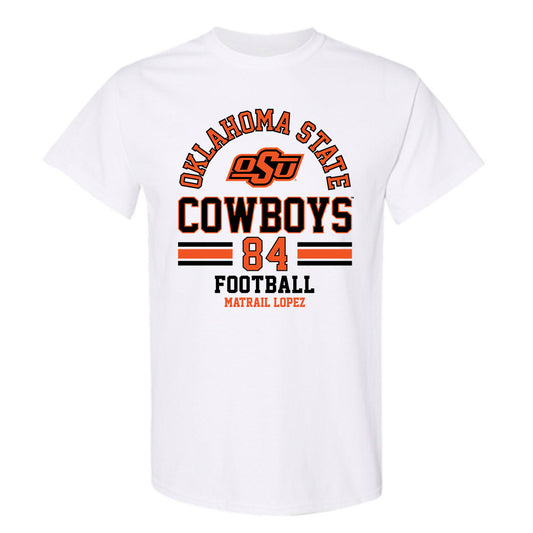 Oklahoma State - NCAA Football : Matrail Lopez - Classic Fashion Shersey T-Shirt-0