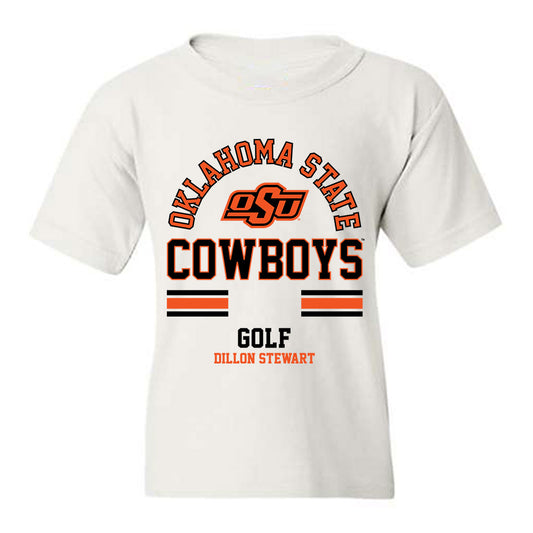 Oklahoma State - NCAA Men's Golf : Dillon Stewart - Classic Fashion Shersey Youth T-Shirt-0