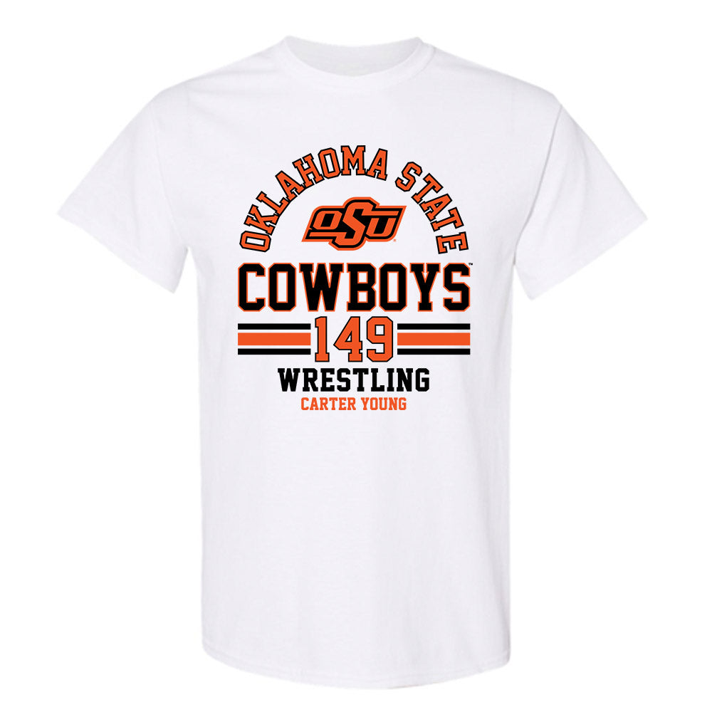 Oklahoma State - NCAA Wrestling : Carter Young - Classic Fashion Shersey T-Shirt