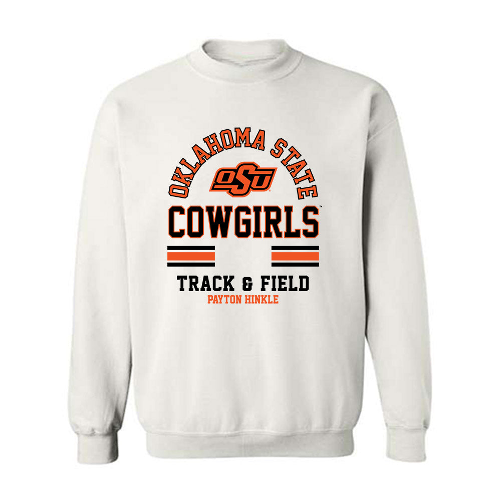 Oklahoma State - NCAA Women's Track & Field : Payton Hinkle - Classic Fashion Shersey Crewneck Sweatshirt-0