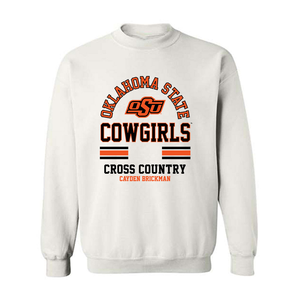 Oklahoma State - NCAA Women's Cross Country : Cayden Brickman - Classic Fashion Shersey Crewneck Sweatshirt