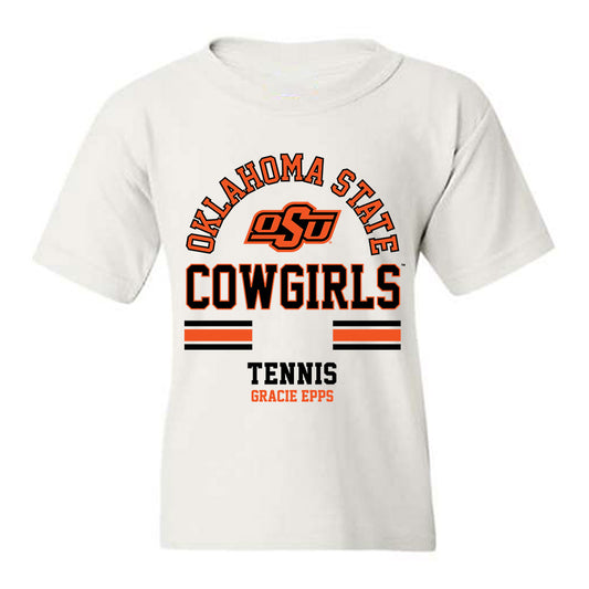 Oklahoma State - NCAA Women's Tennis : Gracie Epps - Classic Fashion Shersey Youth T-Shirt-0