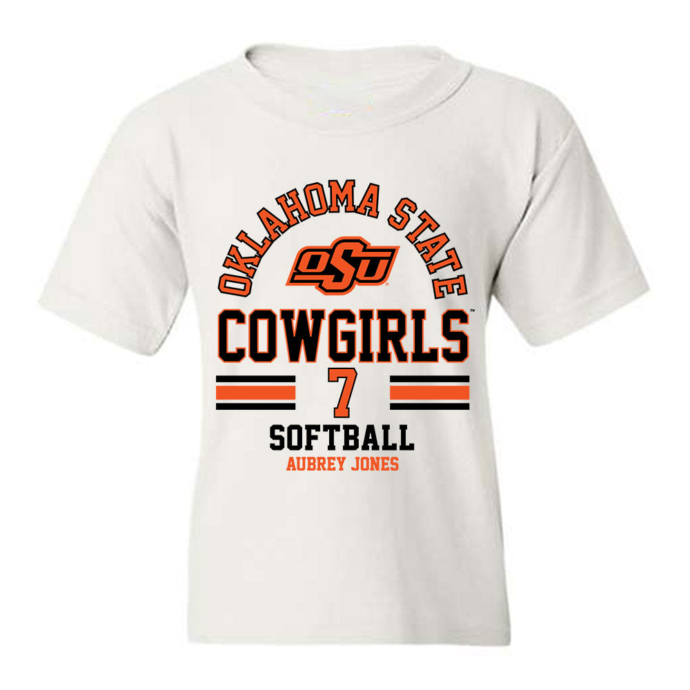 Oklahoma State - NCAA Softball : Aubrey Jones - Classic Fashion Shersey Youth T-Shirt-0