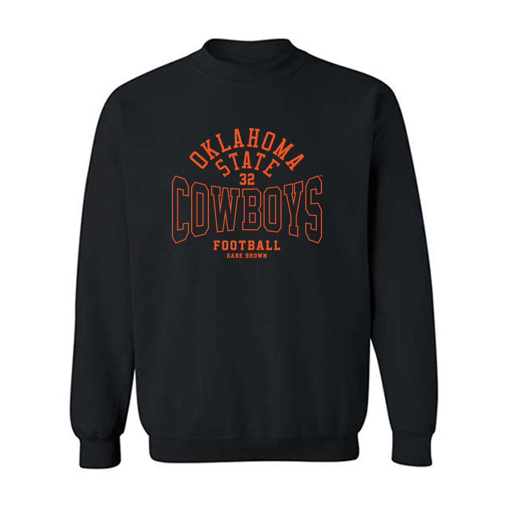 Oklahoma State - NCAA Football : Gabe Brown - Classic Fashion Shersey Crewneck Sweatshirt