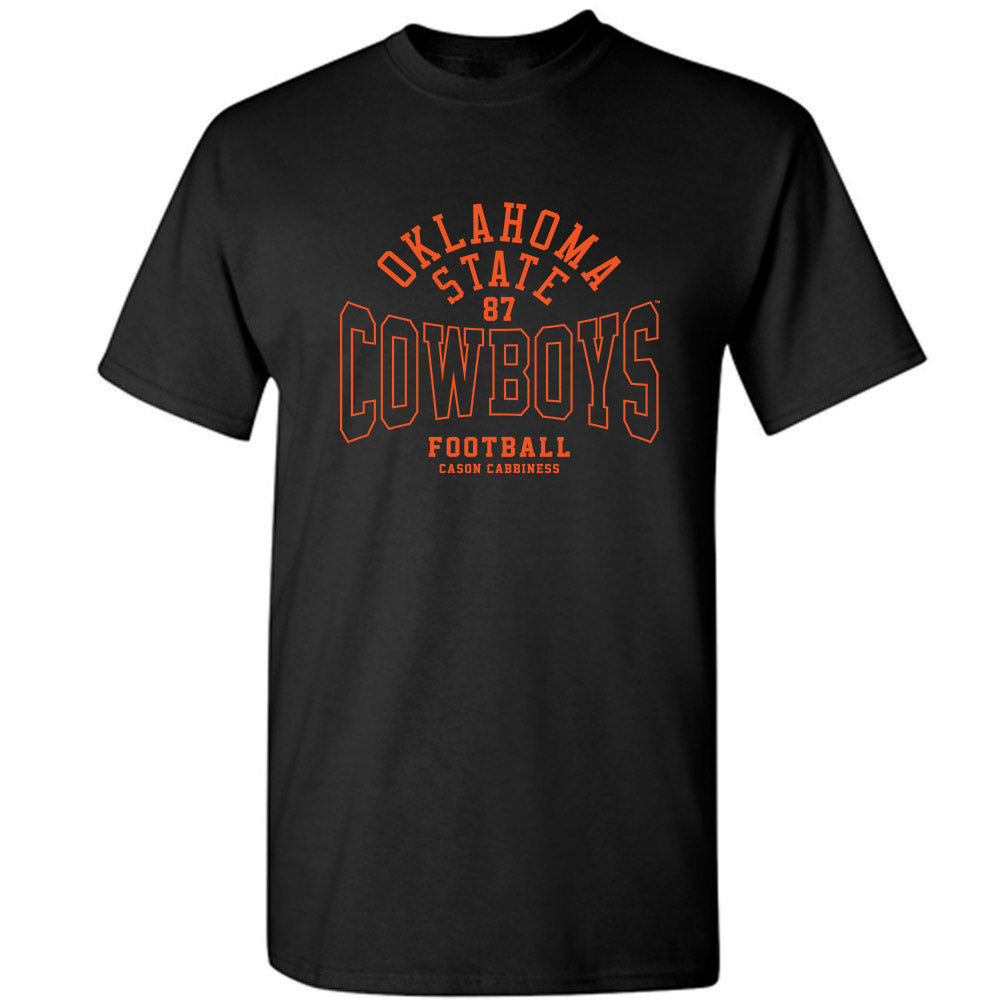 Oklahoma State - NCAA Football : Cason Cabbiness - Classic Fashion Shersey T-Shirt