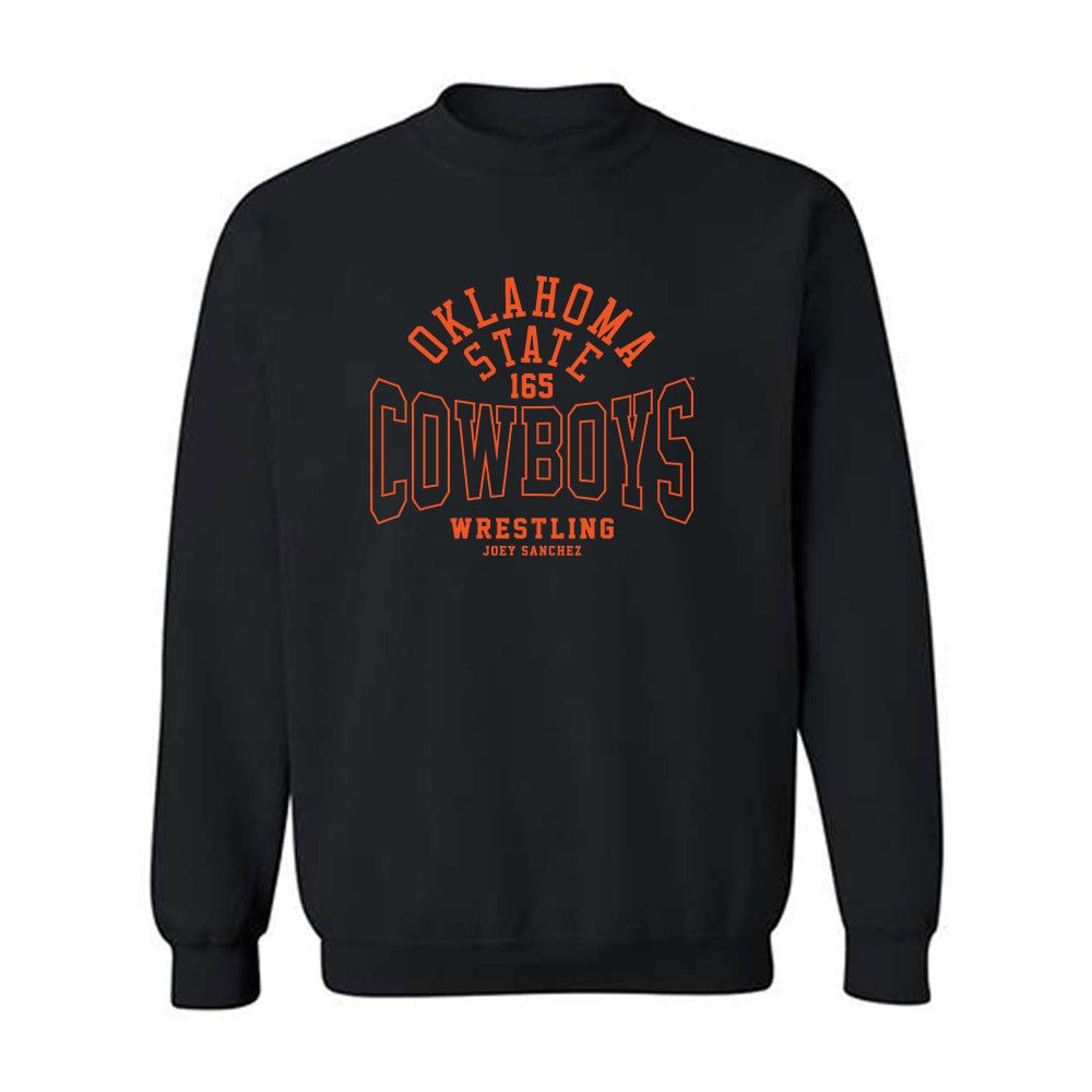 Oklahoma State - NCAA Wrestling : Joey Sanchez - Classic Fashion Shersey Crewneck Sweatshirt