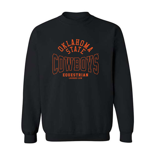 Oklahoma State - NCAA Equestrian : Lourdes Low - Classic Fashion Shersey Crewneck Sweatshirt-0