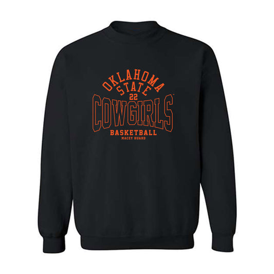 Oklahoma State - NCAA Women's Basketball : Macey Huard - Classic Fashion Shersey Crewneck Sweatshirt-0