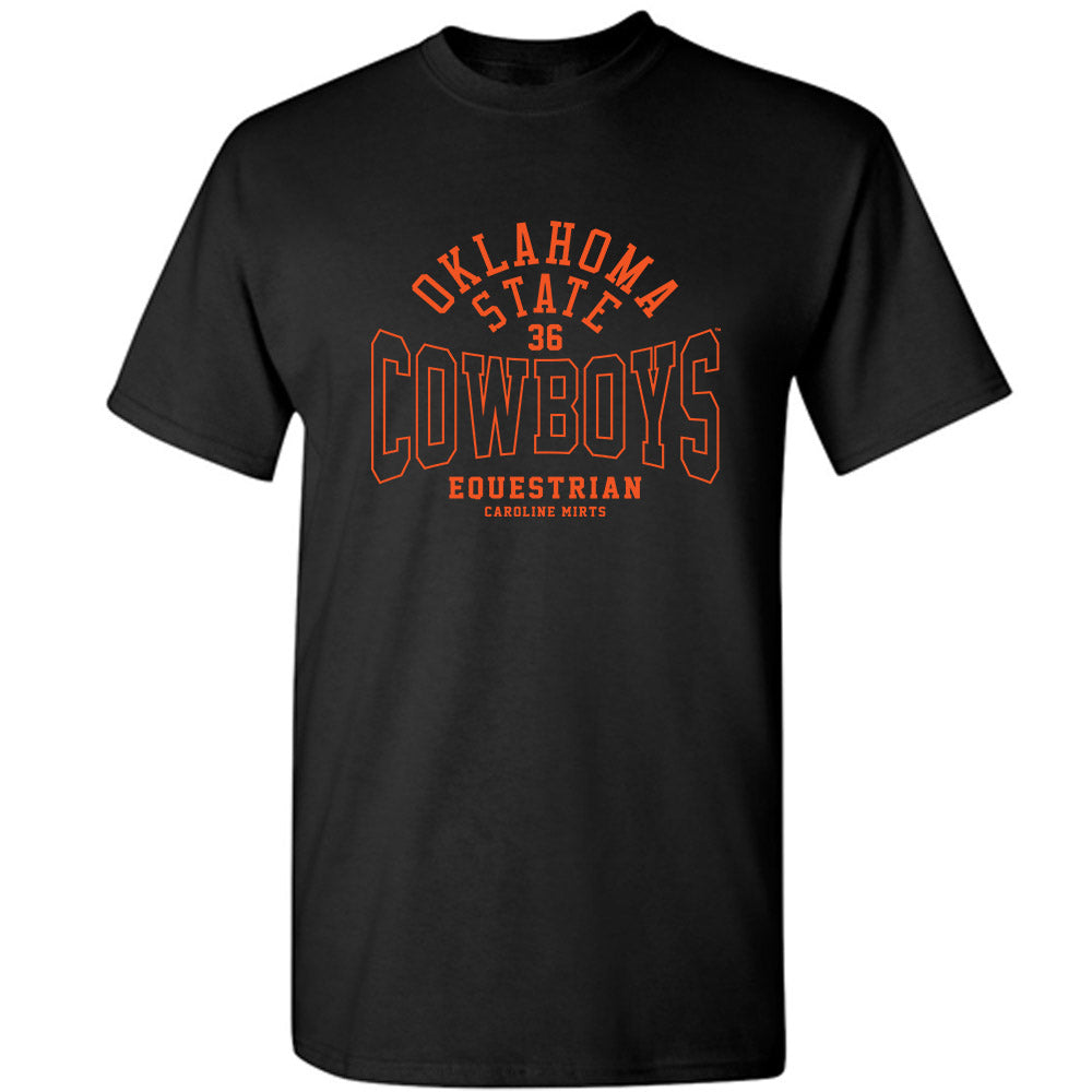 Oklahoma State - NCAA Equestrian : Caroline Mirts - Classic Fashion Shersey T-Shirt-0