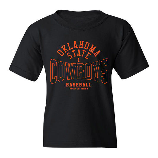 Oklahoma State - NCAA Baseball : Addison Smith - Youth T-Shirt Classic Fashion Shersey