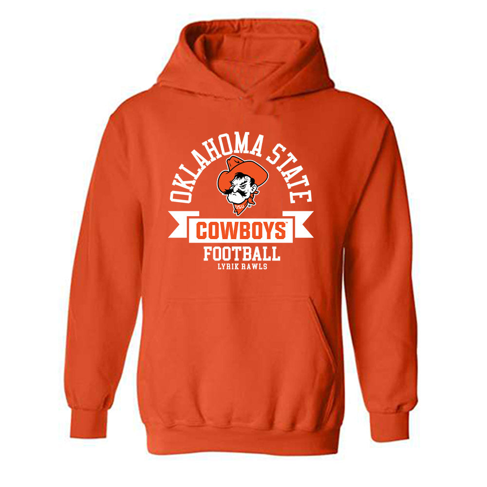 Oklahoma State - NCAA Football : Lyrik Rawls - Classic Fashion Shersey Hooded Sweatshirt