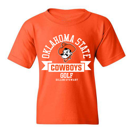 Oklahoma State - NCAA Men's Golf : Dillon Stewart - Classic Fashion Shersey Youth T-Shirt